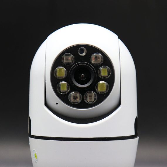 Панорамна IP камера відеоспостереження в цоколь Е27, Smart Camera / Бездротова WiFi камера з датчиком руху | Зображення 8