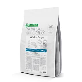 Корм Nature's Protection Superior Care White Dogs White Fish All Sizes and Life Stages сухий із білою рибою для собак із білою вовною на всіх стадіях життя 10 кг