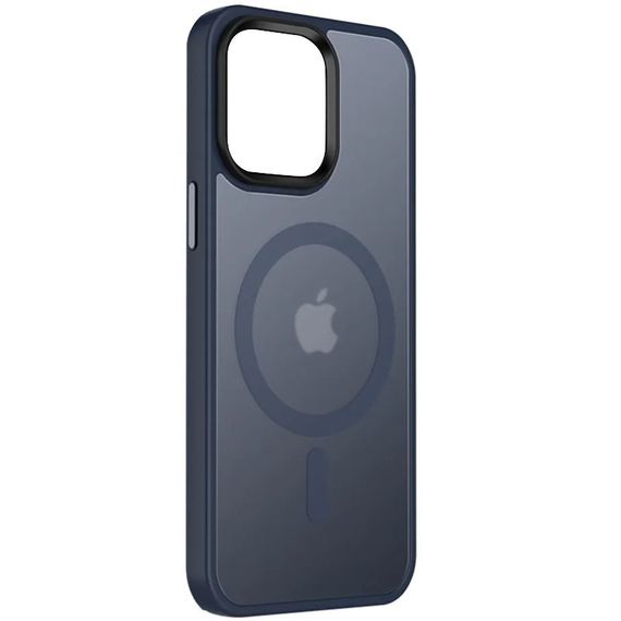 TPU+PC чохол Metal Buttons with MagSafe Colorful для Apple iPhone 14 (6.1")