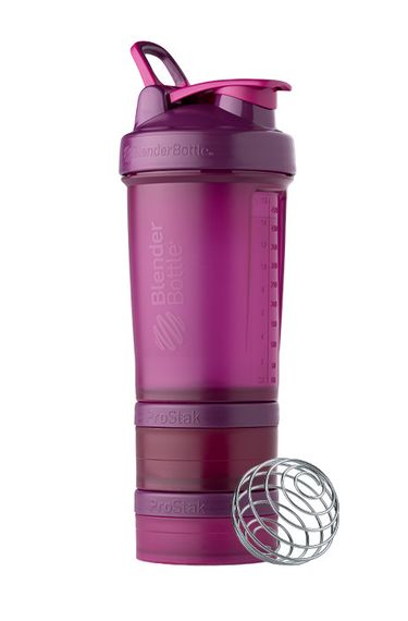 Шейкер спортивний BlenderBottle ProStak 22oz/650ml з 2-ма контейнерами Plum (Original) | Зображення 3