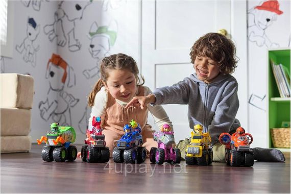 Paw Patrol Rescue Wheels Рятувальний монстр-трак з водієм Зума серії Мега колеса Щенячий патруль Оригінал | Зображення 8