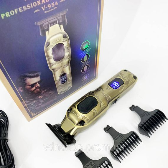 Профессиональный беспроводной триммер, Профессиональная окантовочная машинка для стрижки волос UN-74 | Зображення 9