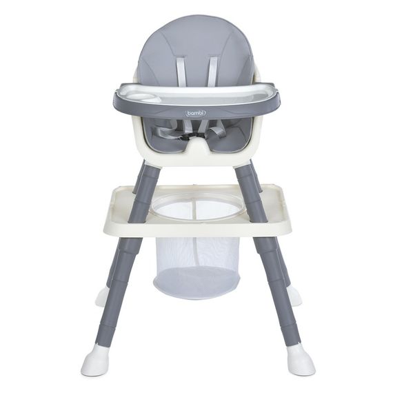 Дитячий стільчик для годування 2 в 1 M 6041 Gray | Зображення 4