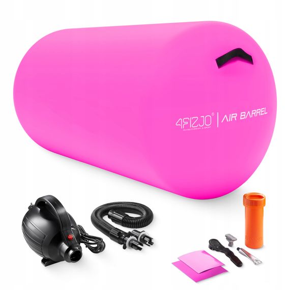 Повітряна бочка для гімнастики 4FIZJO Air Barrel 100 x 60 см Pink (P-5905973405478)