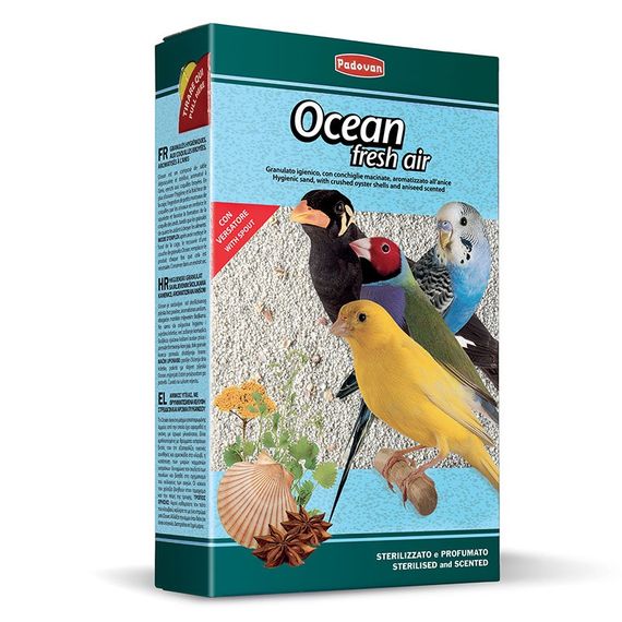 Наповнювач для птахів Padovan Ocean Fresh Air кварцовий 1 кг