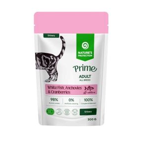Вологий корм для котів з рибою Nature's Protection Prime Urinary Cats White Fish, 300 гр
