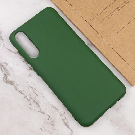 Чохол TPU GETMAN Liquid Silk для Samsung Galaxy A50 (A505F) / A50s / A30s Зелений / Dark green | Зображення 2