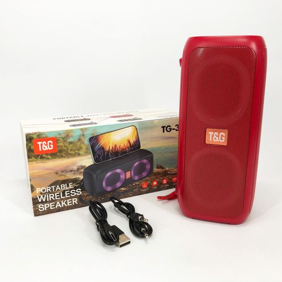 Хороша бездротова колонка портативна колонка TG333 Бездротова портативна з ремінцем WJ-99 | Зображення 6