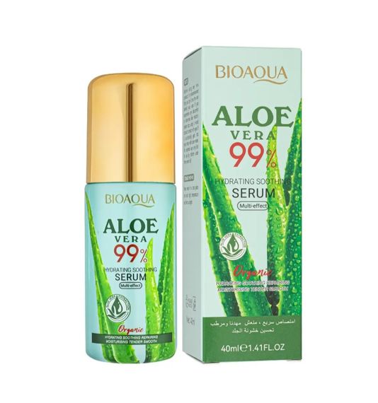 Зволожуюча сироватка для обличчя Bioaqua Aloe Vera 99% з екстрактом алое вера, 30мл