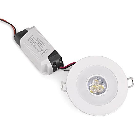 Светильник точечный LED-164/3W+1W RED