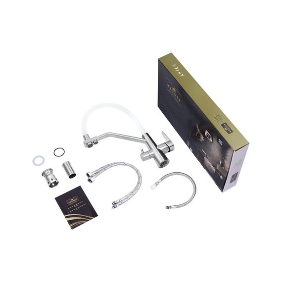 Змішувач для кухні Kroner KRM Edelstahl Klassisch - ESG03817WHI (CV027938) | Зображення 2