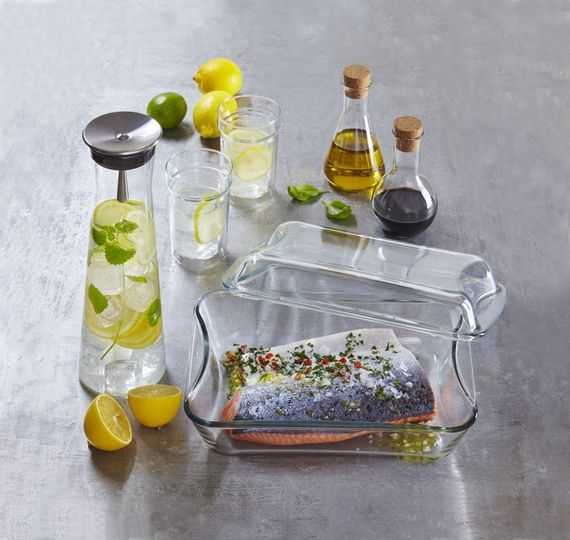 Форма для запікання жаростійка скляна з кришкою прямокутна Simax Exclusive 2.5 л s7216/7576 | Зображення 3