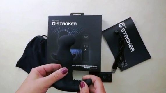 Масажер простати Nexus G Stroker з перлинним масажем ануса і пультом ДК, макс діаметр 3 см | Зображення 1