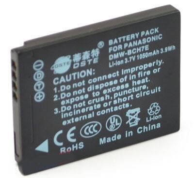Аккумулятор DSTE аналог Panasonic DMW-BCH7E