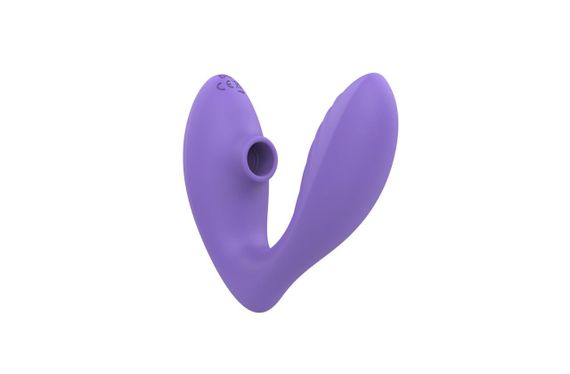 Вакуумний вібратор Romp Reverb Lilac, вагінально-кліторальний Sex Aura | Зображення 1
