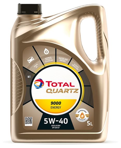 Моторна олива Total Quartz 9000 5W-40 5л.
