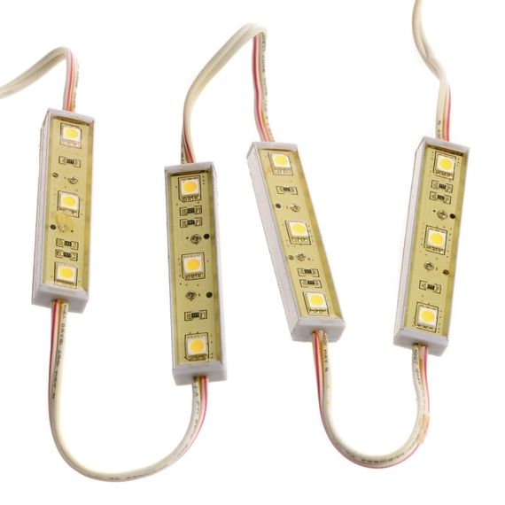 Светодиодный модуль 12V 0.7W SMD 5050 WW IP20 (BY-013/3) | Зображення 1