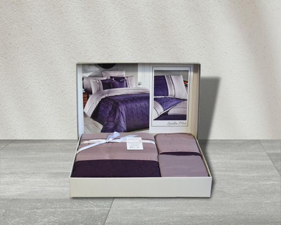 Комплект постельного белья First Choice Moonlight V.I.P 200x220 London Purple | Зображення 1