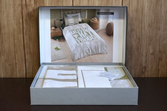 Комплект постільної білизни Charlotte Young 160x220 см Green Classy | Зображення 2