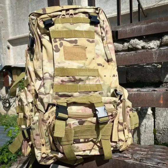 Рюкзак тактичний Нейлон мультикам, 50 л | Зображення 8
