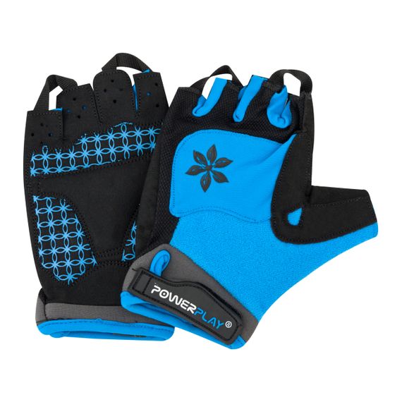 Велорукавички жіночі PowerPlay 5284 D Блакитні XS | Зображення 3