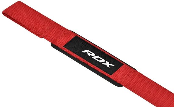 Лямки для тяги RDX S4 Gym Cotton Gel Straps Red Plus (WAC-S4R+) | Зображення 5