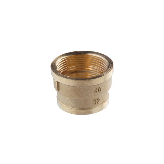 Муфта перехідна посилена LexLine 1 1/2"х1 1/4" ВВ латунна УК0307-В | Зображення 2
