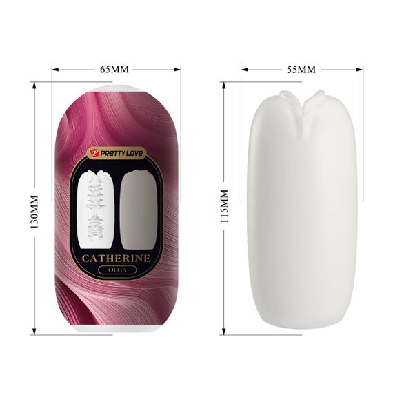 Мастурбатор яйце Pretty Love Catherine - Olga White, BI-014932-4-2 Sex Aura | Зображення 6