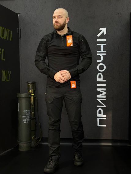 Тактичний Військовий Комплект Чорний Ягуар 4.5.0. Jaguar Black Убакс +Штани Under Body Armor Combat Shirt | Зображення 5