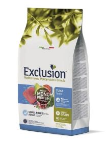 Повнораціонний сухий корм Exclusion Adult Tuna Small Breed з тунцем для дорослих собак дрібних порід 2 кг