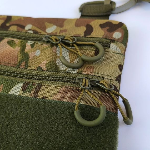Мужская тактическая сумка барсетка, Рюкзак мужской военный тактический, Нагрудная сумка кобура | Зображення 5