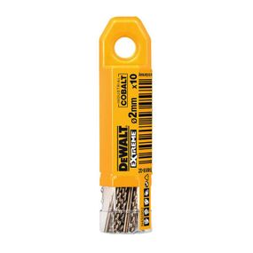 Свердло по металу 2мм EXTREME Industrial Cobalt 10шт DeWALT DT4918