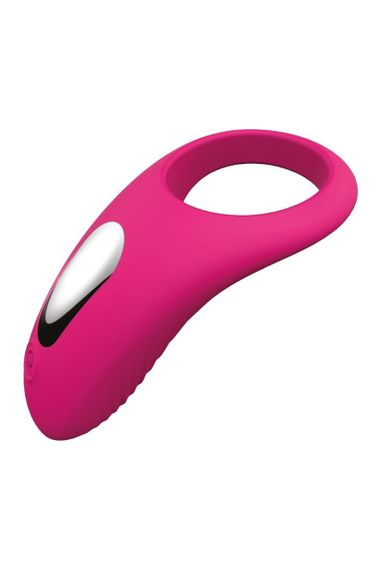 Ерекційне віброкільце DreamToys Rings Of Love силіконове, рожеве Sex Aura | Зображення 1