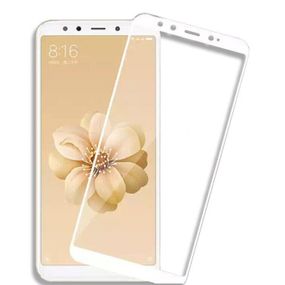 Захисне скло 2.5D на весь екран для Xiaomi MiA2 колір Білий