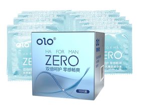 Латексні тонкі презервативи з ароматом ванілі OLO - HA FOR GOD Performa, 10 шт sexstyle