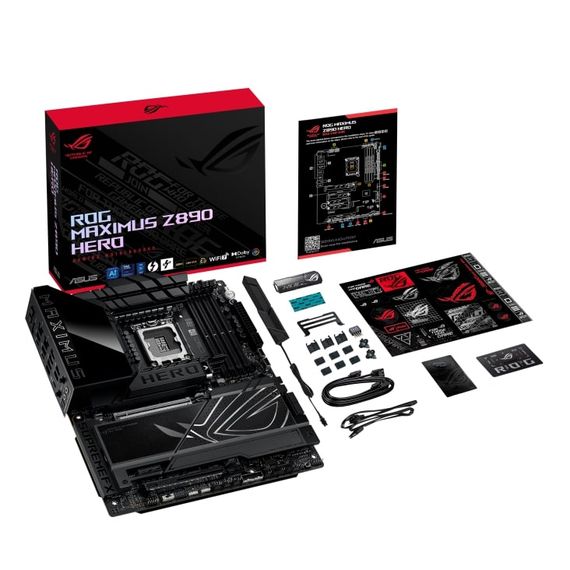 Материнcька плата ASUS  ROG MAXIMUS Z890 HERO s1851 Z890 4xDDR5 M.2 Thunderbolt HDMI Wi-Fi BT ATX (90MB1ID0-M0EAY0) | Зображення 2