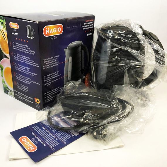 Чайник дисковый MAGIO MG-101, Маленький электрочайник, RJ-844 Электронный чайник | Зображення 4