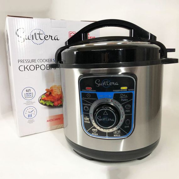 Мультиварка 5 л SUNTERA, Багатофункціональна мультиварка рисоварка багатофункціональна AU-66 | Зображення 5