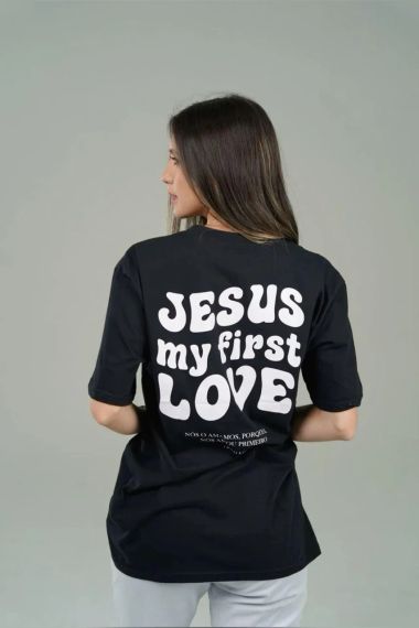 Футболка женская с принтом повседневная S Черная