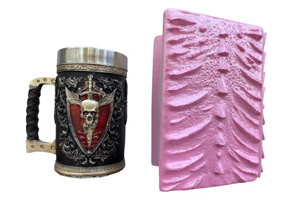 Подарунковий набір Кухоль 3D Крилатий Череп і Блокнот 3D «Дракон Єдинорога» | Зображення 1