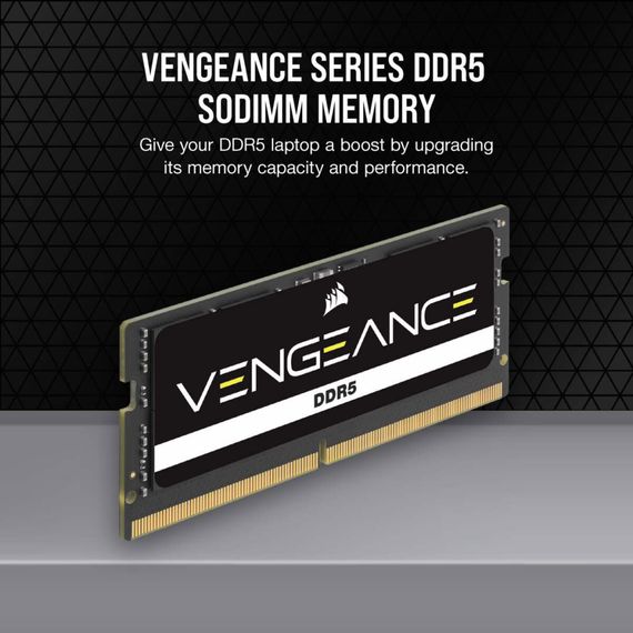 Модуль пам'яті для ноутбука SoDIMM DDR5 16GB 4800 MHz Vengeance Corsair (CMSX16GX5M1A4800C40) | Зображення 4