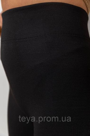 Лосини безшовні на флісі, колір чорний, розмір S-XL FA_008617 | Зображення 5