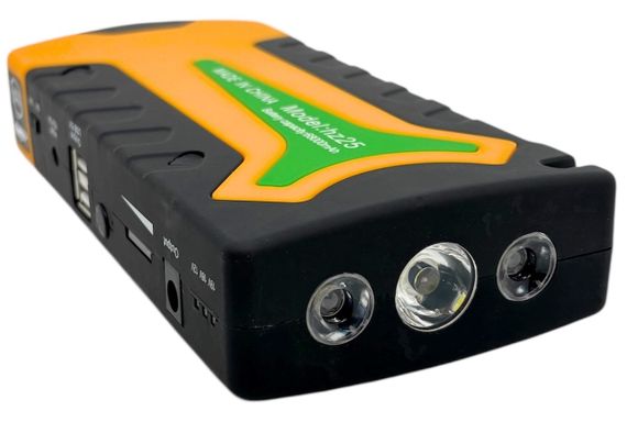 Пускозарядное автомобильное устройство 68000 mAh для авто с аккумулятором мощный повербанк Power желтый | Зображення 7