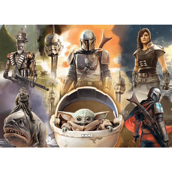 Пазл Зоряні війни. Мандалорець: Готові до битви (200 елементів) | Зображення 1