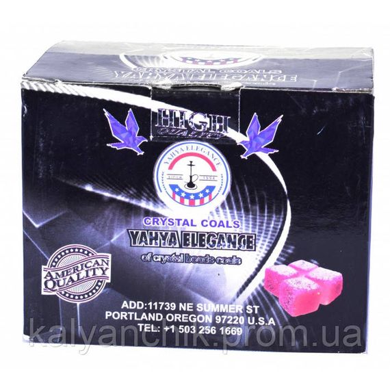 Уголь кокосовый Coco Yahya Elegance 0.5кг BOX