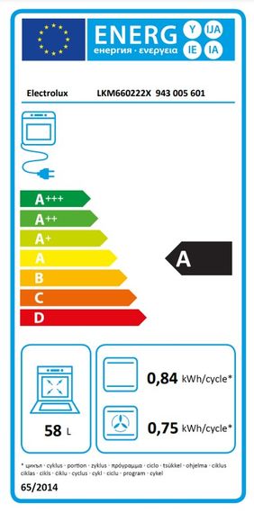 Плита Electrolux комбінована 3 газ + 1 електро LKM660222X | Зображення 2