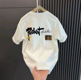 Футболка чоловіча з принтом повсякденна L Білий