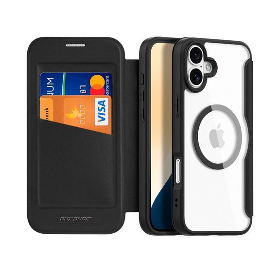 Чохол-книжка Dux Ducis Skin X Pro with MagSafe для iPhone 16 Колір Blue | Зображення 4