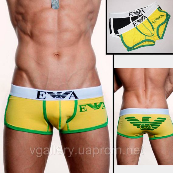 Чоловічі труси Armani Exchange, чоловічі боксери Армани, бавовняні труси Армани Преміум якості