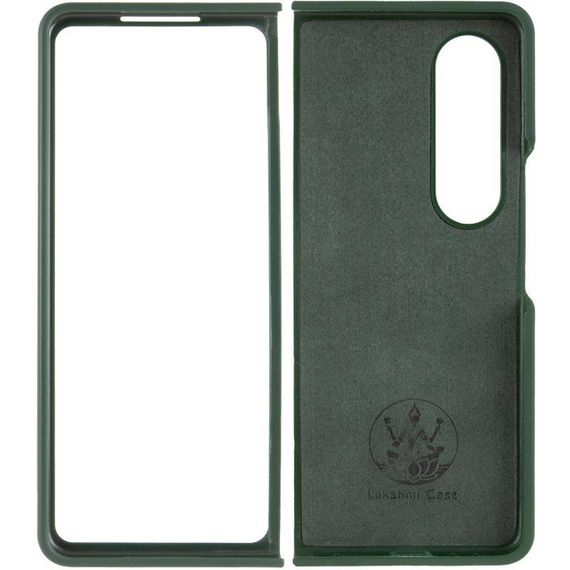 Чохол Foldables Silicone Cover Lakshmi (AAA) для Samsung Galaxy Z Fold4 Білий / White Зелений / Cyprus Green | Зображення 2
